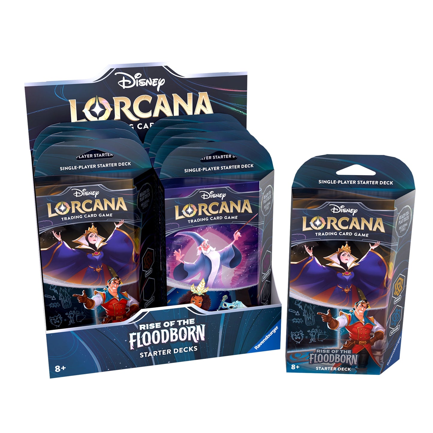 Lorcana TCG: Rise of the Floodborn Starter Deck Display