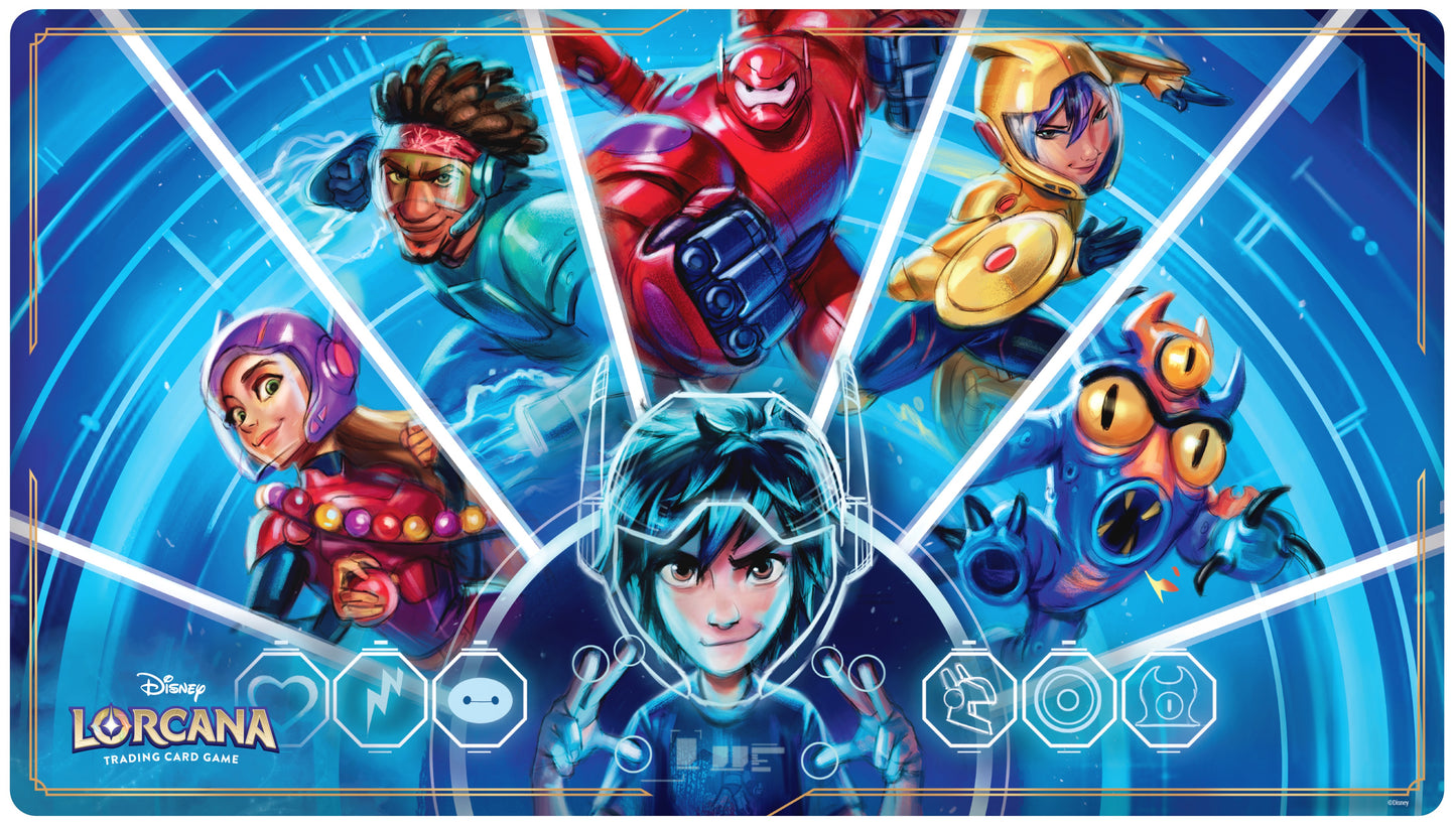 Lorcana TCG: Archazia's Island Playmat - Big Hero 6 We Could Be Immortals (Pre-Order) Product release date: 3/22/2024