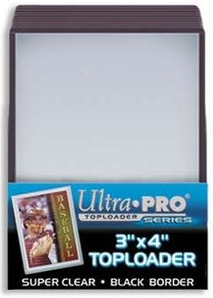 Ultrapro Black 3X4" Toploads"