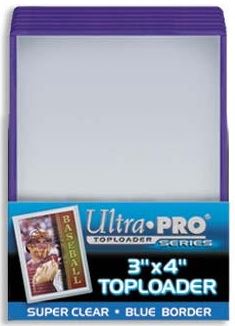 Ultrapro Blue 3X4" Toploads"