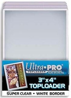 Ultrapro White 3"x4" Toploader