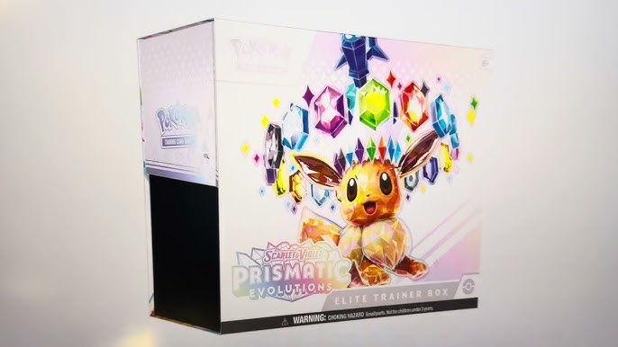 Scarlet and Violet 8.5 Prismatic Evolutions Elite Trainer Box (pre- Order) release date: 1/17/2025